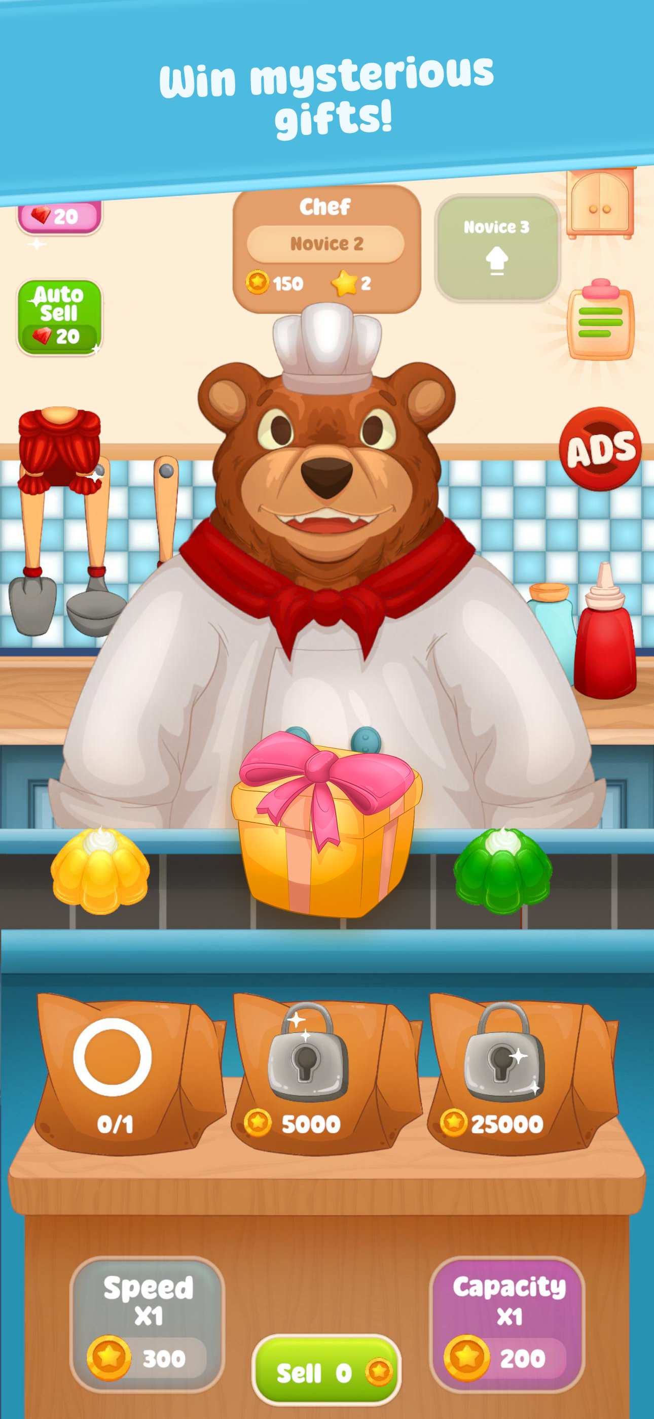 Mystery gifts and collectible snack rewards